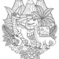 Decorative Dinosaur Adventure