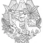 Decorative Dinosaur Adventure