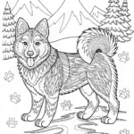 Detailed Alaskan Malamute