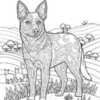 Color the Whimsical Dog