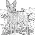 Color the Whimsical Dog