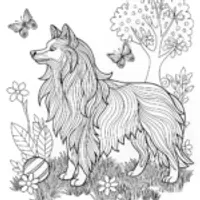 Heroic German Shepherd Coloring Page