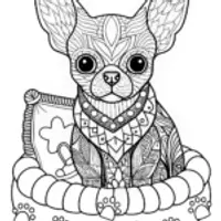 Charming Chihuahua Coloring Page