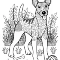 Scottish Terrier Coloring Fun