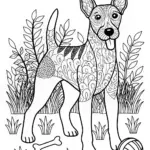 Scottish Terrier Coloring Fun