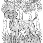 Loyal Canine Friend Coloring Page