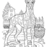 Dog Portrait in Black and White