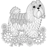 Playful Puppy Coloring Page