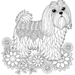 Playful Puppy Coloring Page