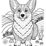 Corgi Tales: Adorable Corgi Coloring Fun