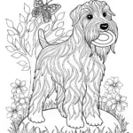 Terrier Dog Coloring Page