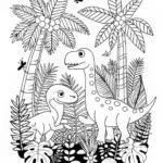 Dino Family Adventure in the Jungle