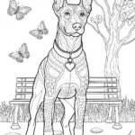 Regal Doberman Coloring Page