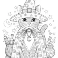 Stained Glass Feline in Urban Setting