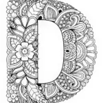 Doodle Delight with Letter D
