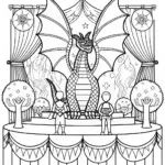 Majestic Dragon Awaiting Colors