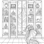 Dragon Guarding the Ancient Temple
