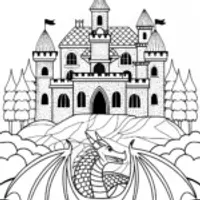 Dragon Guarding the Castle