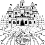 Dragon Guarding the Castle