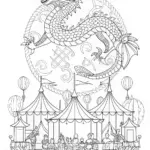 Fierce Dragon Coloring Page