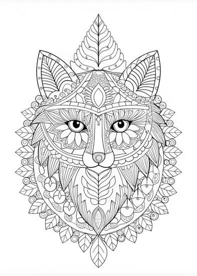 A coloring page of Mythical Capricorn Coloring Page