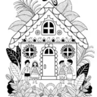 Mystical Feline Guardian Coloring Page