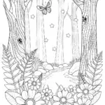 “Enchanted Forest with Butterfly”