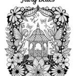 Fairy Belle’s Enchanted Garden Coloring Page