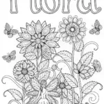 Fairy Flora’s Enchanted Garden Coloring Page
