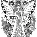 Fairy Princess Coloring Page