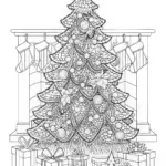 Christmas Tree with Star and Ornaments