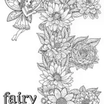Flower Fairy Sits on a Bloom