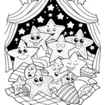 Stargazing with Friends on a Magical Night