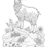 Majestic Ram Coloring Page