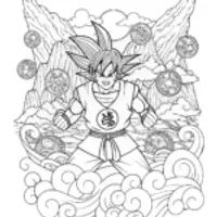 Goku Super Saiyan Coloring Page