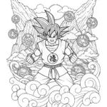 Goku Super Saiyan Coloring Page