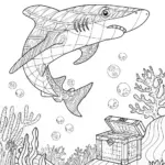 Shark Adventure in the Ocean Depths