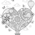 Anatomical Heart Coloring Page