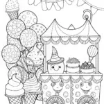 Cupcake Sweetness Coloring Page