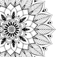 Intricate Mandala Bloom Coloring Page