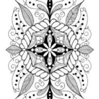 Intricate Mandala for Relaxing Coloring