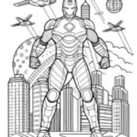 Iron Man Coloring Page Adventure