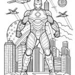 Iron Man Coloring Page Adventure