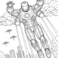 Iron Man Coloring Fun