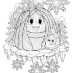 Furry Friend Pikachu in the Forest Coloring Page