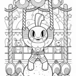 Charmeleon in the Wild Coloring Page