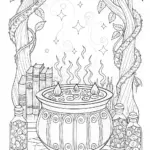 Magical Cauldron of Swirling Potions