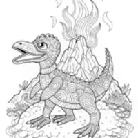 Charmeleon Ready for Battle in the Forest