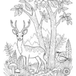 Majestic Deer in an Enchanted Forest