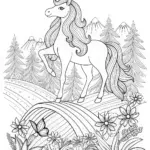 Majestic Unicorn in Enchanted Forest